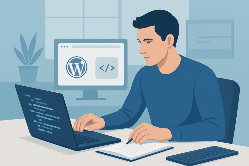 Full-stack WordPress developer preparing for a coding interview