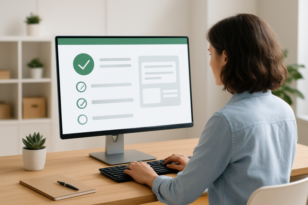 Freelancer planning a professional WordPress maintenance service for a small business website