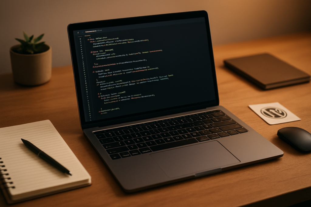 PHP development tools on a professional WordPress developer workstation